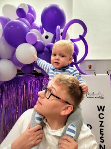 Wcześniak CSK Miłosz wraz z tatą