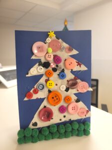 Kartka przygotowane przez dzieci i rodziców ze szkół z Bielska-Białej