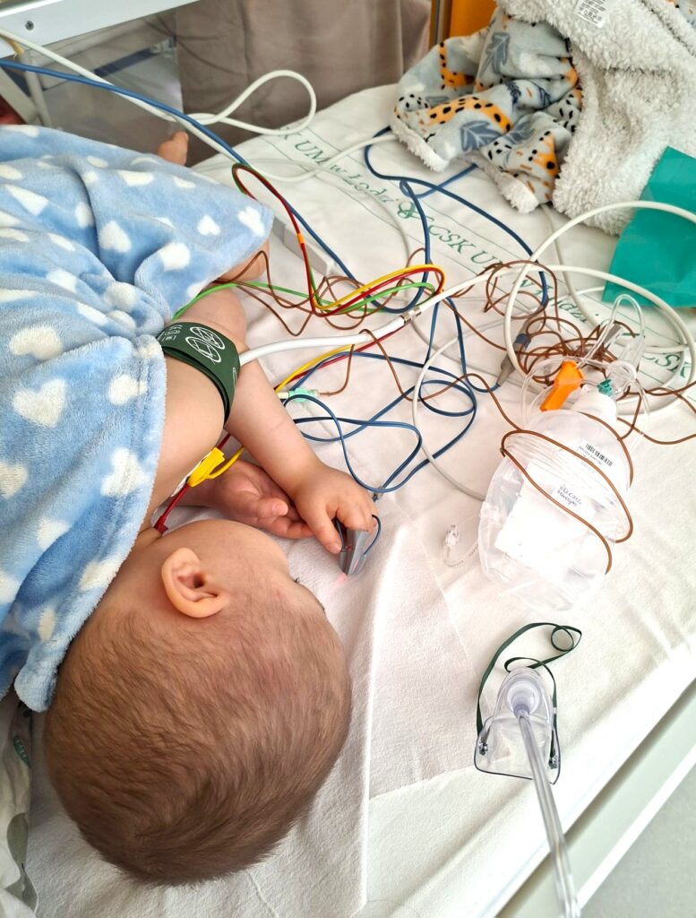 Bartuś podczas leczenia