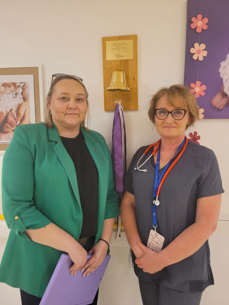 Katarzyna Dyńska-Kukulska Prezes Fundacji MatkoweLove oraz dr n. med. Anita Chudzik Kierownik Oddziału Neonatologii