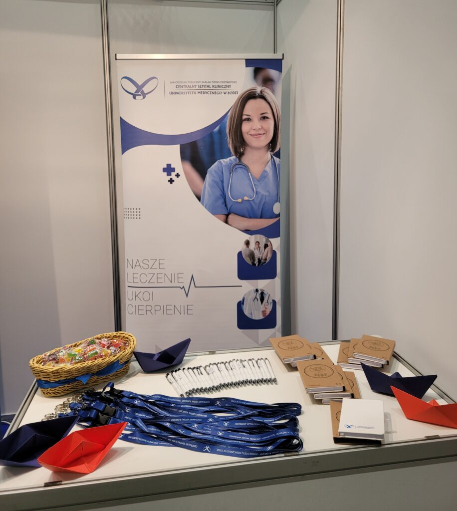 Stoisko Centralnego Szpitala Klinicznego UM w Łodzi