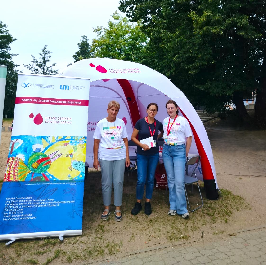Łódzki Ośrodek Dawców Szpiku w Mrągowie - akcja rekrutacji kandydatów na dawców szpiku