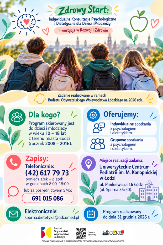 Zadanie "ZDROWY START " dla Dzieci i Młodzieży 2026